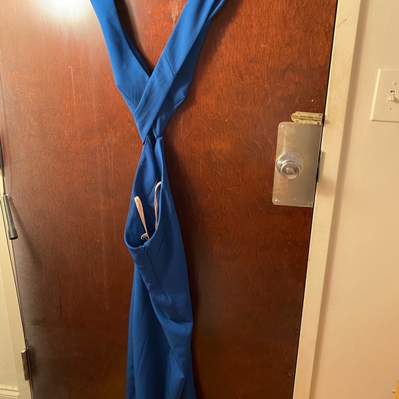 fame and partners blue formal gown / dress - Picture 7 of 8